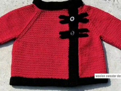 Latest design for kids woolen sweater | two colour woolen sweater designs | knitting design pattern
