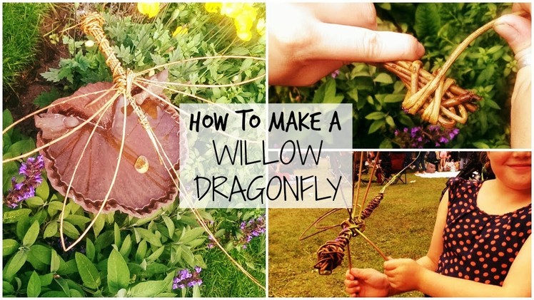 Learn how to weave a Willow Dragonfly with Willowtwister Hanna