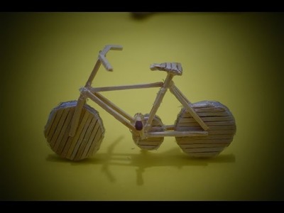 Matchstick Art and Crafts | How to Make Matchstick Bicycle | DIY