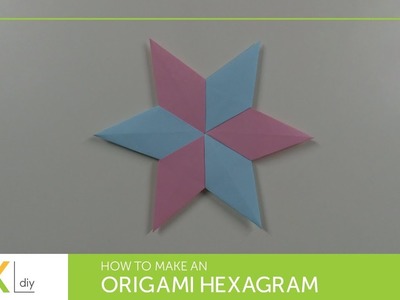 Origami toys #92 - How to make an origami hexagram