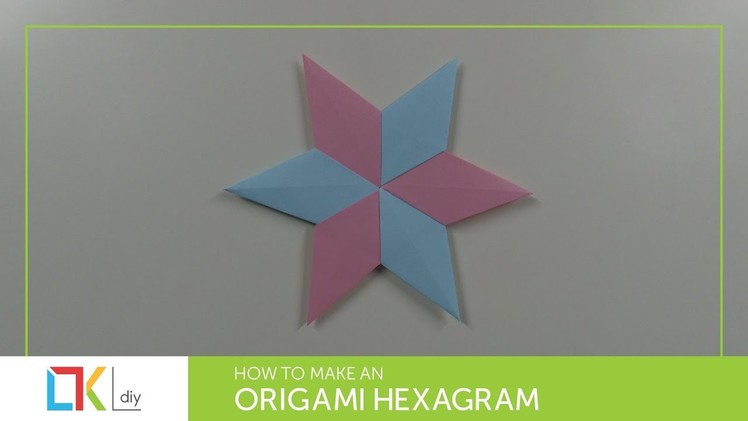 Origami toys #92 - How to make an origami hexagram