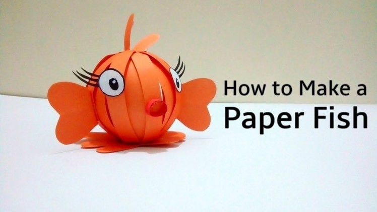 Paper Crafts Ideas: Finding Nemo, How to make a Paper fish, Origami Fish, Easy Paper Fish Tutorial