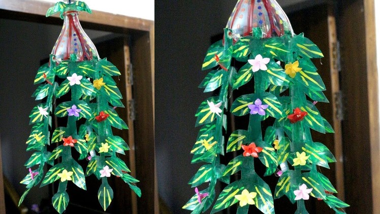 Plastic bottles recycling - How to recycle plastic bottles at home - Plastic bottle decoration ideas