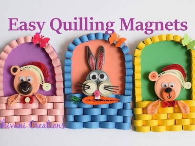 Quilling Fridge Magnet. How to make Fridge Magnets