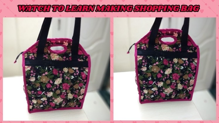 Shopping bag.making.cutting.stitching.diy.|amzon|flipkart|snapdeal|voonik|myntra|e-bay|shopclue|
