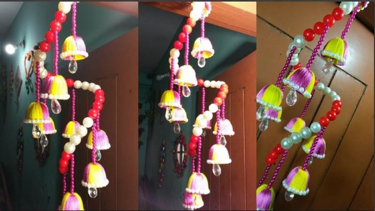 WOW! Beautiful Door Bell - How To Make Beaded Wind Chime For Door.Wall Hanging - DIY Room Decor
