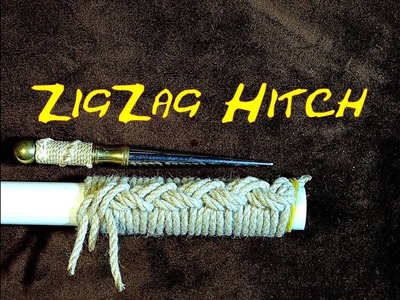 Zig Zag Hitching a Form of Ringbolt Hitching - How to Instructions - Easy to Follow
