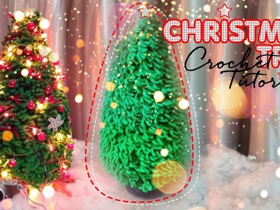 CHRISTMAS TREE | Crochet tutorial & free pattern | Snailboo HANDMADE |