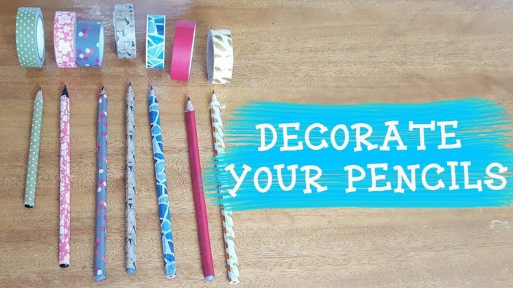 Custom pencils-How to decorate a pencil