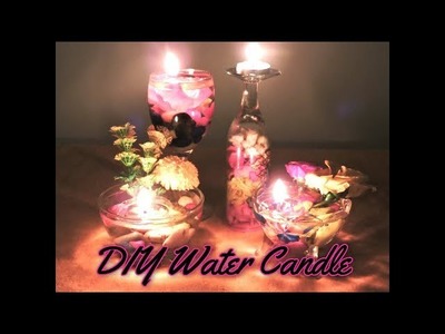 DIY Beautiful Water Candle || Diwali Decoration Ideas || How to make water candle at home ||