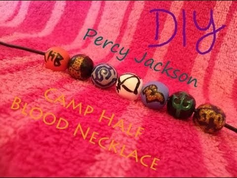 DIY Percy Jackson Camp Half-Blood Necklace
