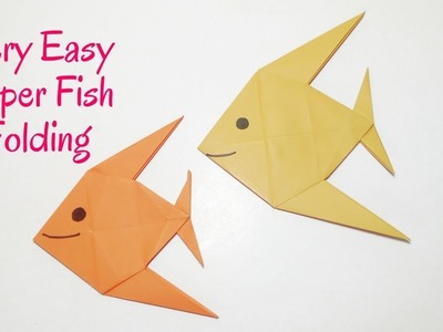 Easy Origami Fish – How to Make A Paper Fish – DIY Origami Easy Tutorial