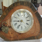 Hand Made Wooden Desk Clock