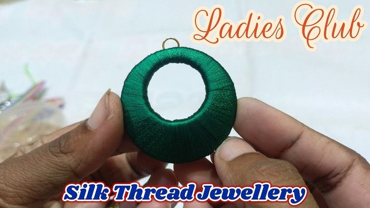 How to Add Jump Ring in Chandbali I Silk Thread Jewelry Making I Ladies Club