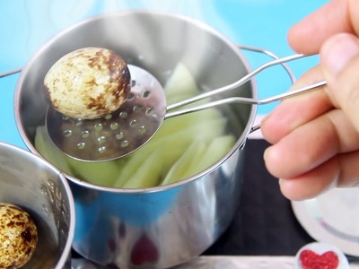 How to Cook Real Miniature Food - Using Toys