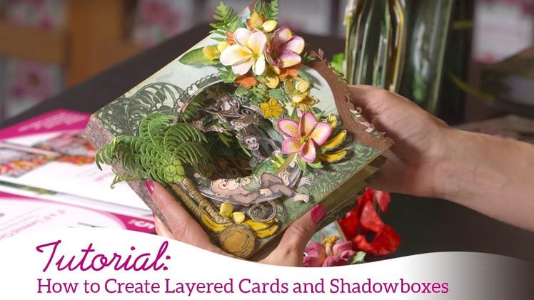 How to Create Layered Cards and Shadowboxes with Circle and Oval Dies
