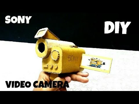 How to make a amazing Video Camera Out of cardboard | DIY | HOW TO | CARDBOARD | KMA INSANE HACKER