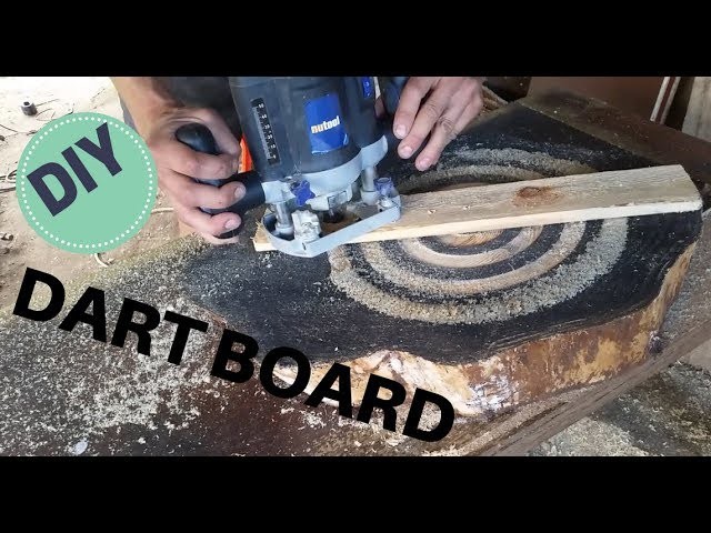 How to make  a dart board