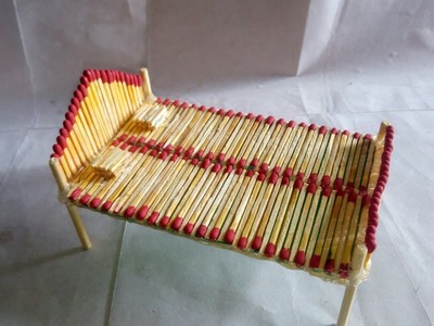 How to make a matchstick Bed. ?matchstick  art
