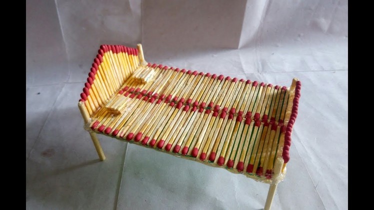 How to make a matchstick Bed. ?matchstick  art
