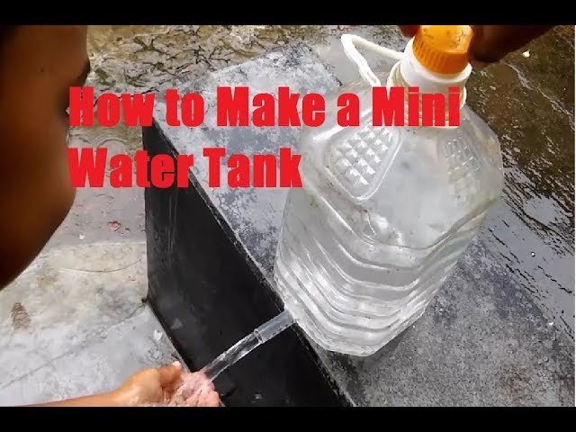 How to Make a Mini Water Tank - Reuse Plastic Bottles for Hand Wash