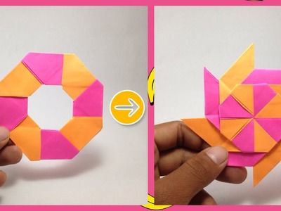 How To Make a Origami Ninja Star - cool Origami instructions