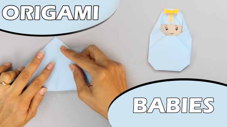 How To Make A Paper Babies - Learn Easy Origami Babies - DIY Origami