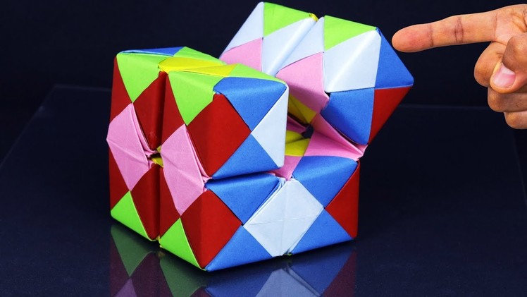 How To Make a Paper INFINITY CUBE - Easy Method Step by Step