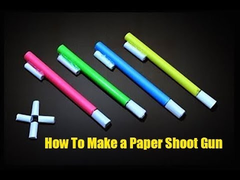origami paper gun
