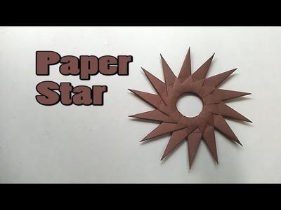 How to make a Paper Star || Ninja Star || Origami Star || Origami Easy || Paper Crafts