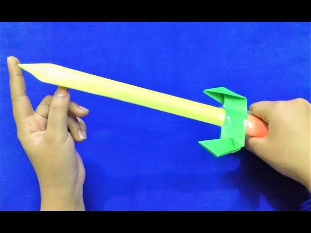How to make a Paper Sword - Paper Ninja Sword - Easy Sword Tutorial
