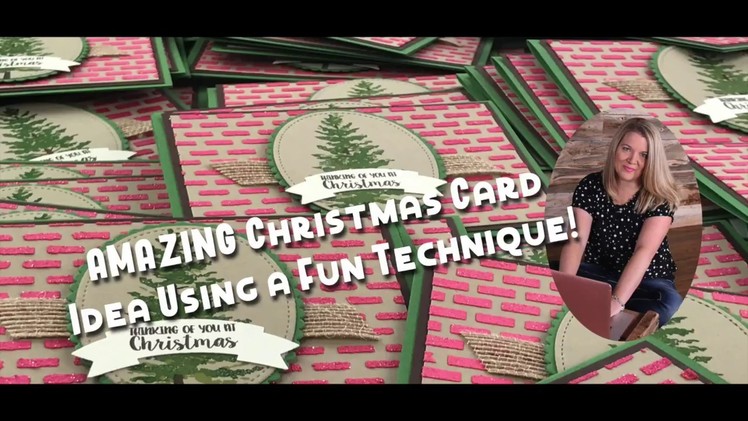 How to Make a Season Like Christmas Card by Coloring Embossing Paste