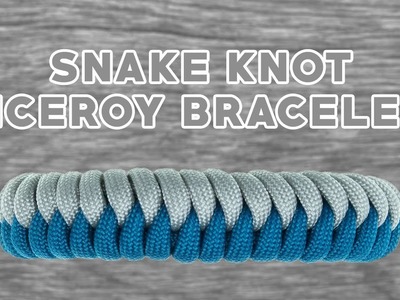 How To Make A Snake Knot Viceroy Paracord Bracelet