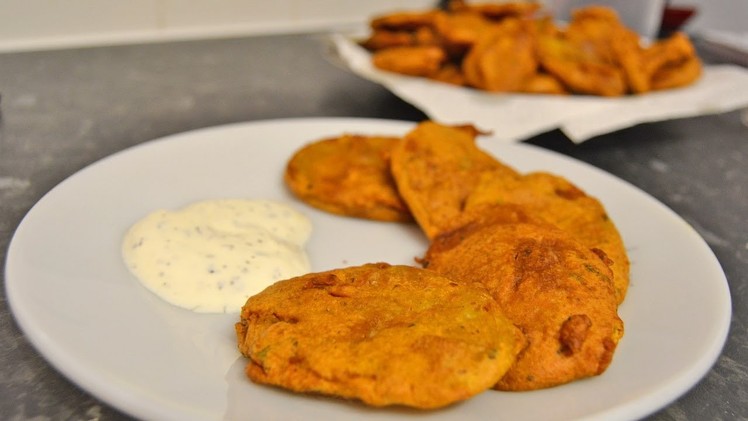 How To Make Aloo Pakora (Spicy Battered Potato Slices) | Shamsa's Kitchen