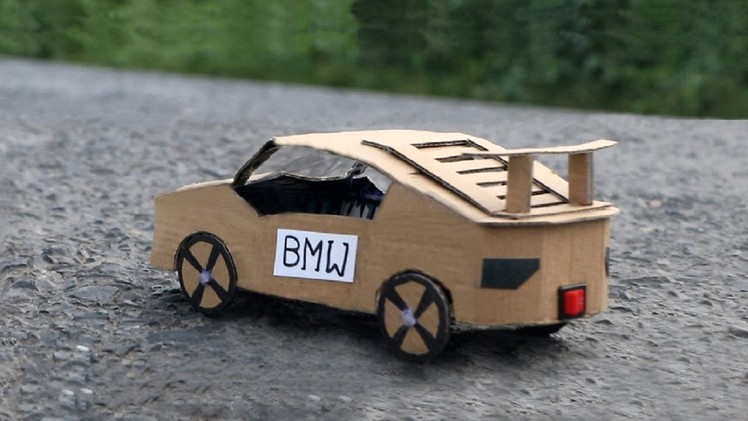 How to Make an Electric Lamborghini Toy Car (BMW M6) || DIY Cardboard Car || Amazing BMW CAR