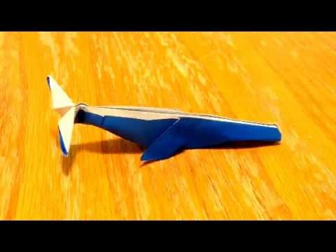 How to make an origami blue whale