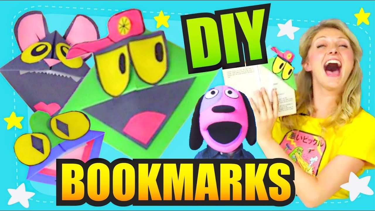 HOW TO MAKE BOOKMARKS - Crafts for Kids