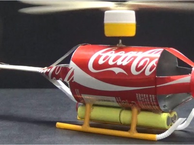 How to make Coca Cola Airplane sewing off the ground - DIY Coca Cola Helicopter  Toys