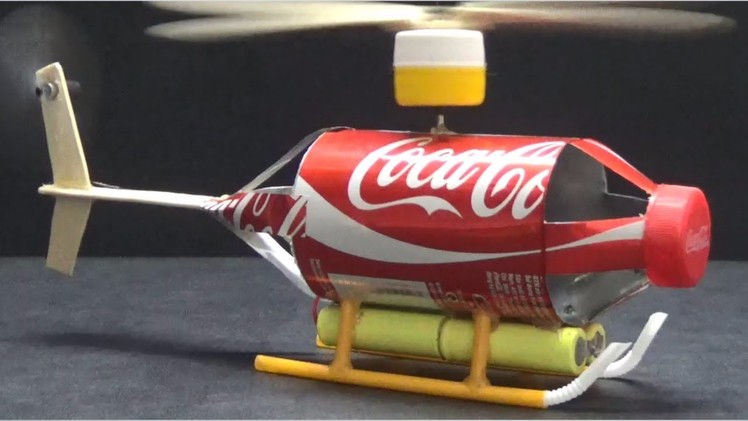 How to make Coca Cola Airplane sewing off the ground - DIY Coca Cola Helicopter  Toys
