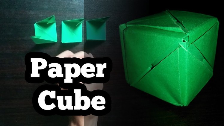 How to make Cube with Paper - Origami Box