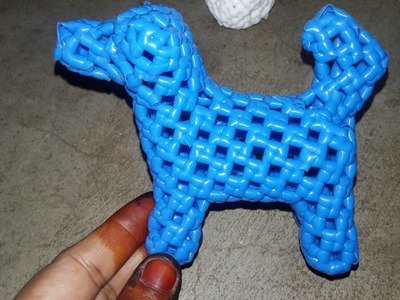 How to make dog from Plastic wire part2