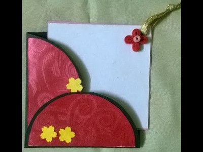 How to make : Greeting card with envelope | card for scrapbook#1