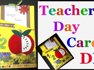 How to make greeting cards for teachers day step by step |Teachers day card making ideas for kids