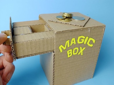 How To Make Magic Box Out Of Cardboard , Easy ,Awesome trick!!