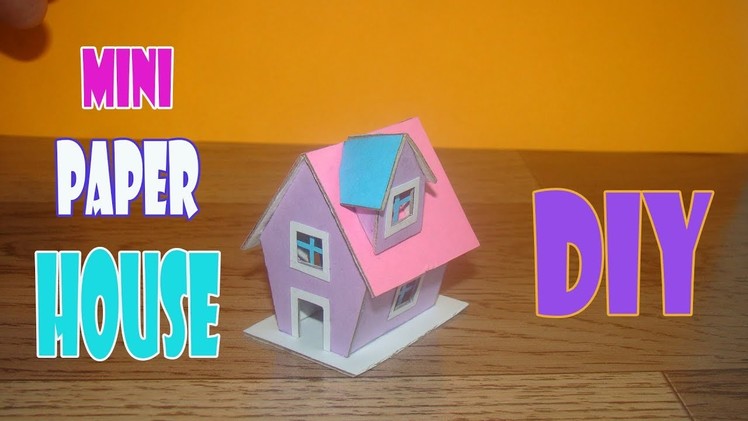 How to Make Mini Cardboard House for Kids #2 | Mini Kids House Toy  DIY | Simple Mini House