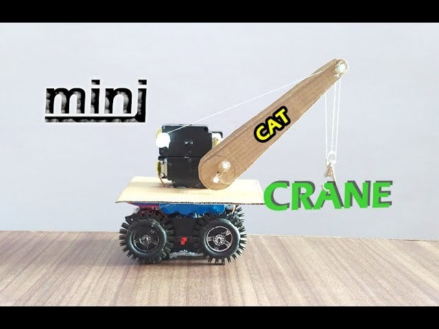 How to make mini RC Crane at home for kids