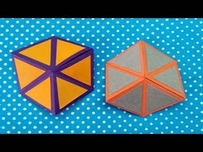 HOW TO MAKE NEVER ENDING HEXAGON CARDS || STEP BY STEP