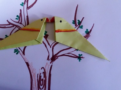 How to make Origami bird