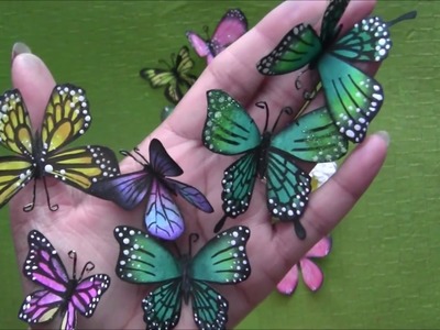 How to Make Paper Butterflies with EK Retro Punch by Archana Joshi ( Follow The Flower Friday)