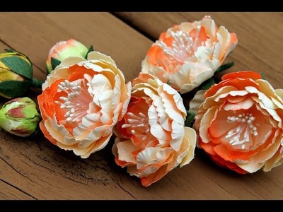 How to make Paper Peonies by Archana Joshi ( Follow The Flower Friday )